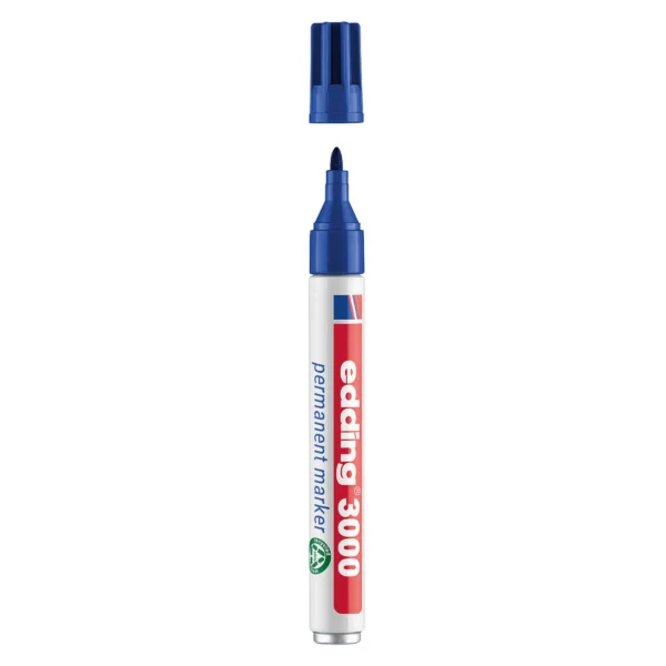 Edding 3000 Permanent Marker Blauw - 1,5-3 mm