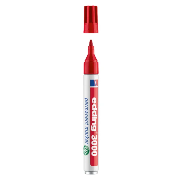 Edding 3000 Permanent Marker Rood - 1,5-3 mm