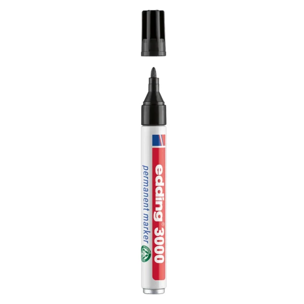 Edding 3000 Permanent Marker Zwart - 1,5-3 mm