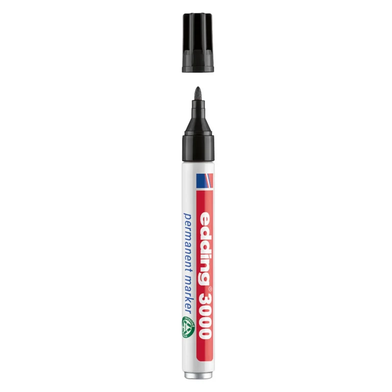 Edding 3000 Permanent Marker Zwart - 1,5-3 mm