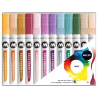 Molotow AQUA COLOR BRUSH Marker Set Basis 2 12 Stuks - Brushmarker