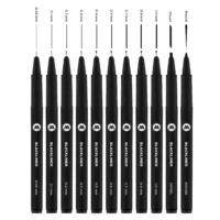 Molotow Blackliner Fineliner Zwart Set 11 Stuks