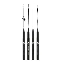 Molotow Blackliner Fineliner Zwart Set 3 4 Stuks - Speciale Punten