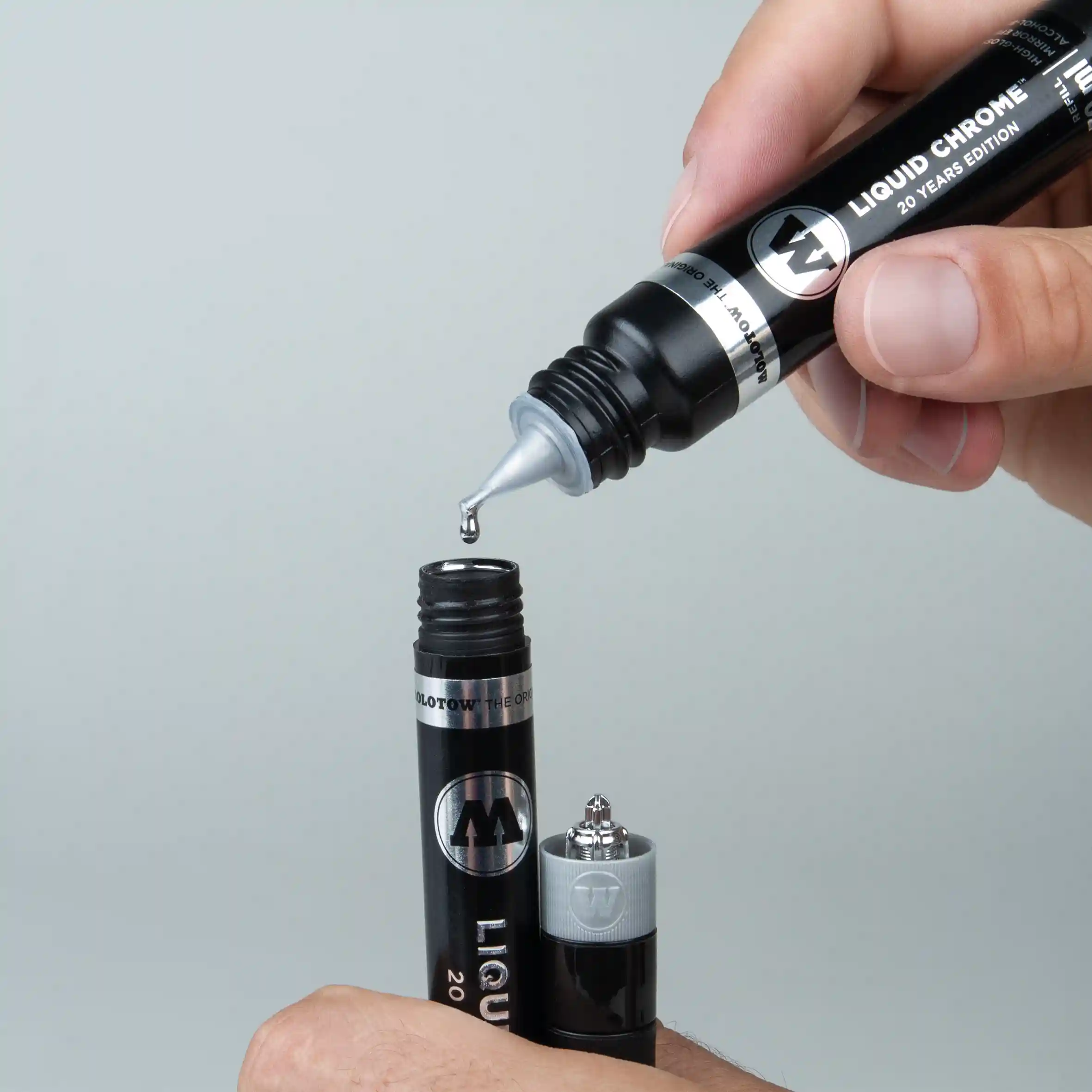 Molotow Liquid Chrome Navulinkt - Chroommarker 30 ml