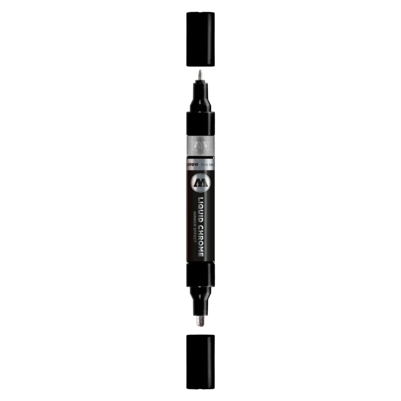 Molotow Liquid Chrome TWIN Marker - Chroommarker 1,5 en 4 mm