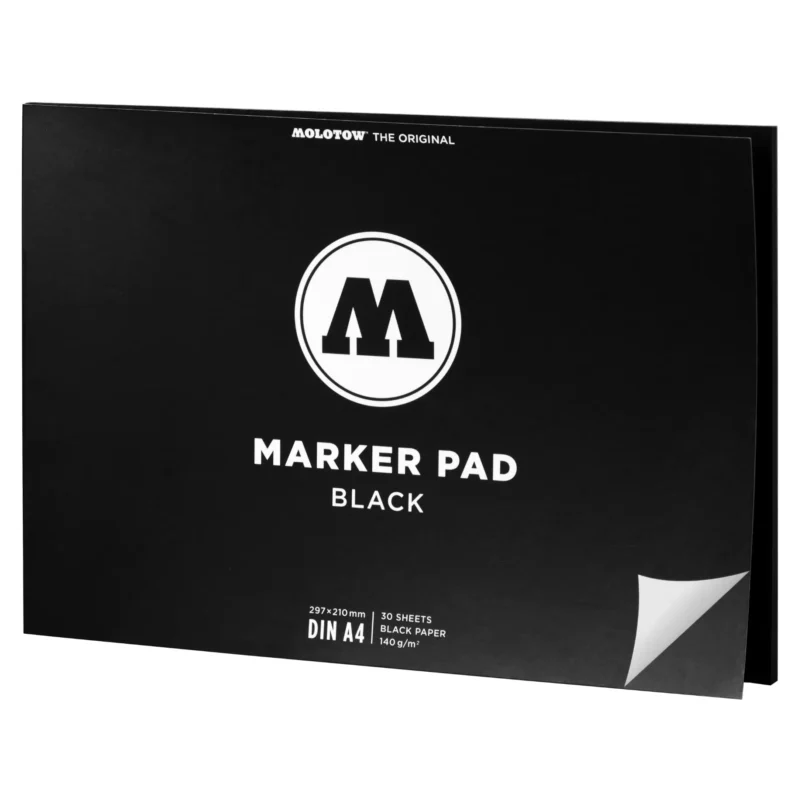 Molotow Marker Pad Zwart A4 - Schetsblok Landschap