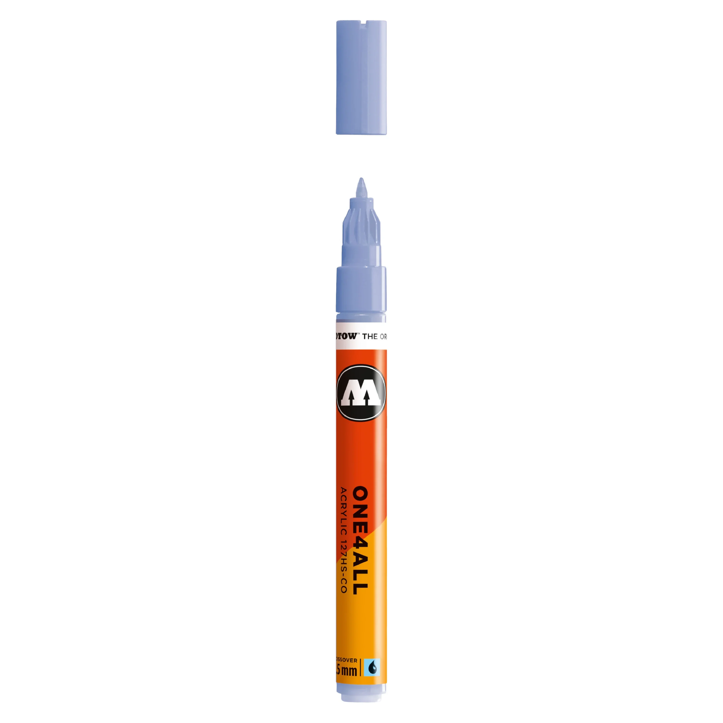 Molotow ONE4ALL 127HS-CO Verfstift Blauw Violet Pastel - Acrylmarker 1,5 mm