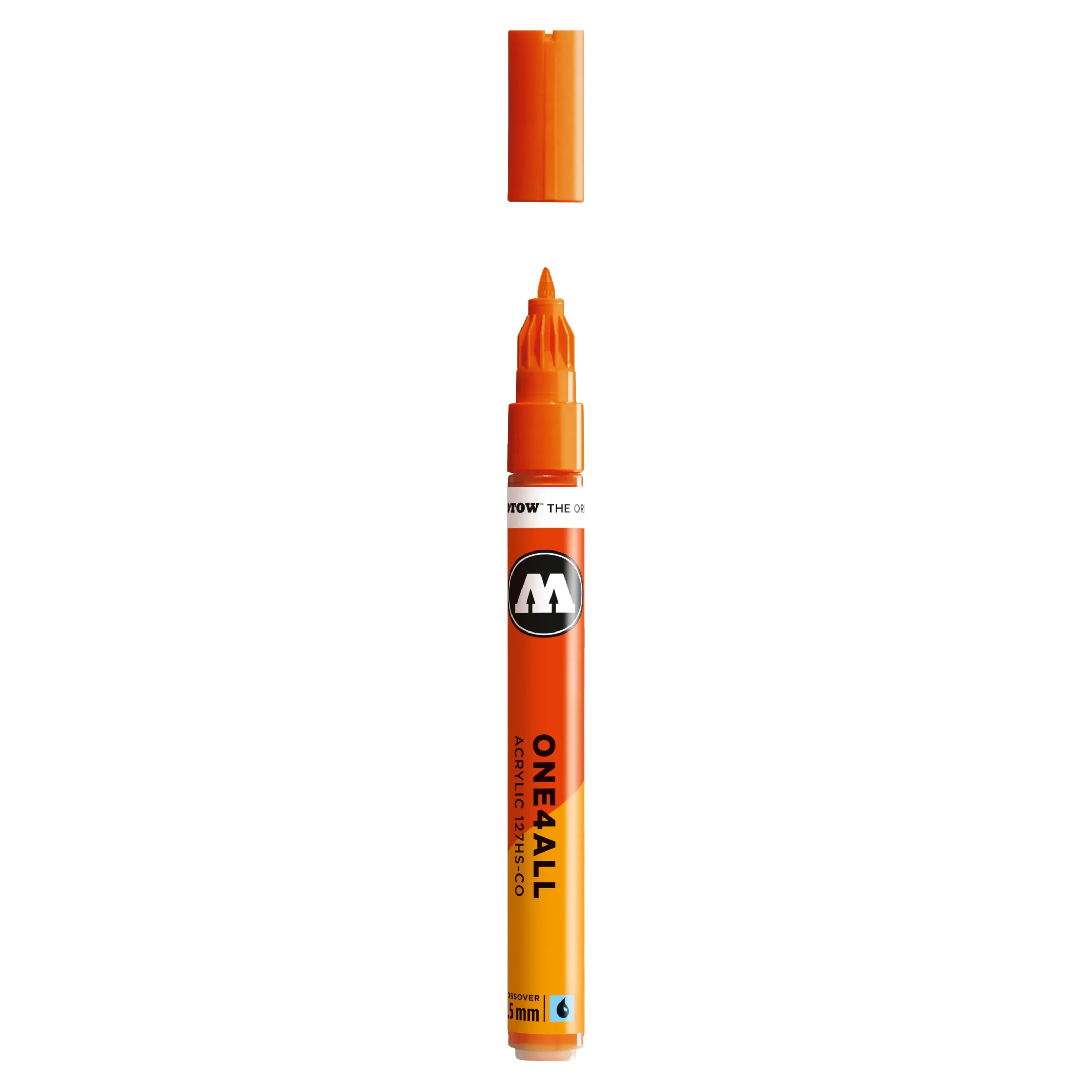 Molotow ONE4ALL 127HS-CO Verfstift Dare Oranje - Acrylmarker 1,5 mm