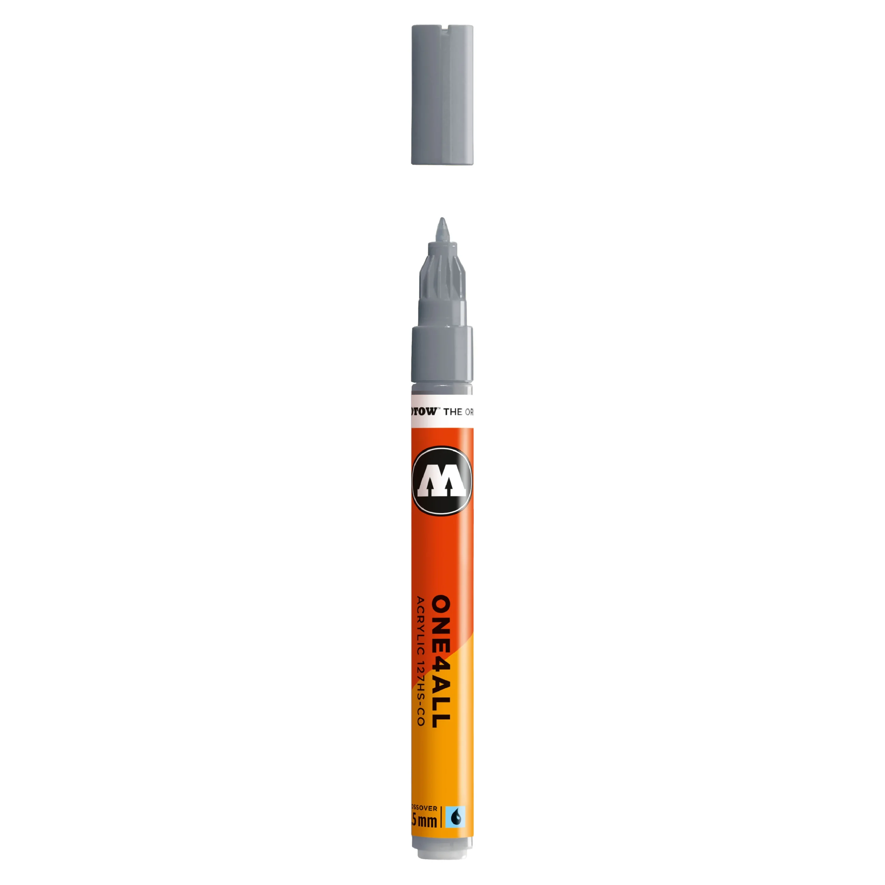 Molotow ONE4ALL 127HS-CO Verfstift Koel Grijs Pastel - Acrylmarker 1,5 mm