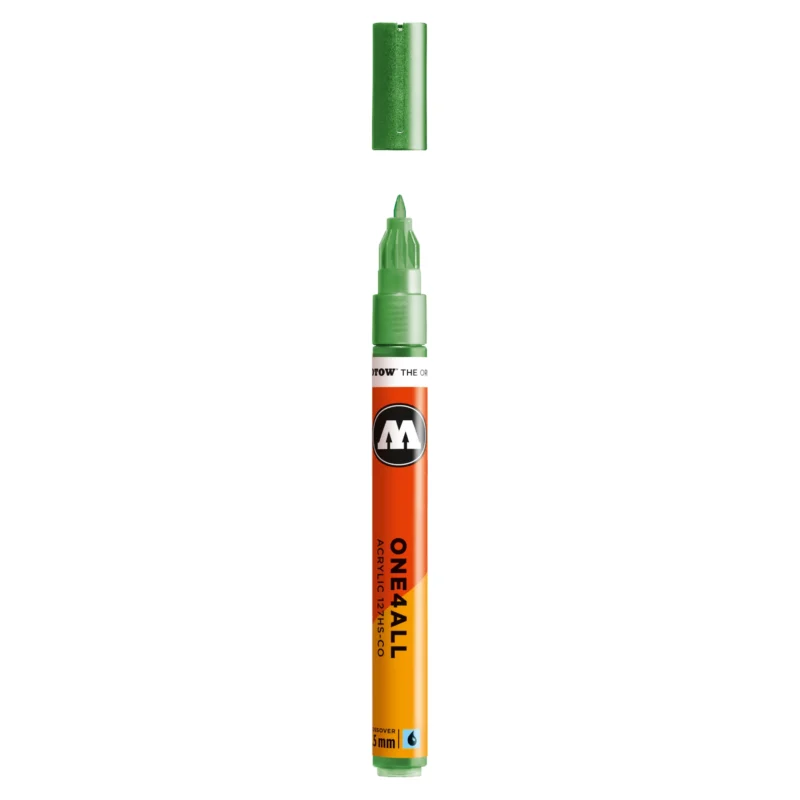 Molotow ONE4ALL 127HS-CO Verfstift Metallic Licht Groen - Acrylmarker 1,5 mm