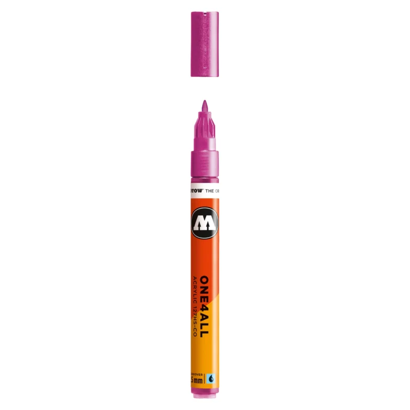 Molotow ONE4ALL 127HS-CO Verfstift Metallic Roze - Acrylmarker 1,5 mm