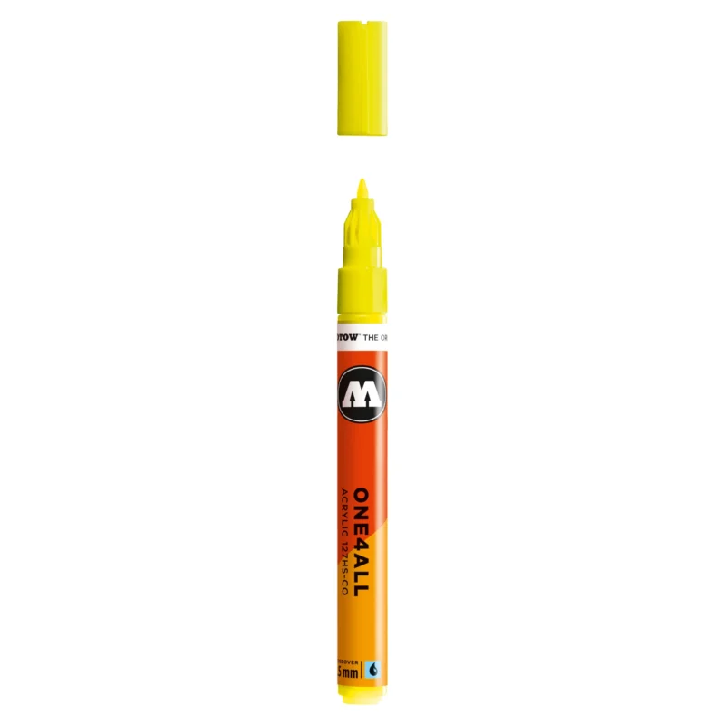 Molotow ONE4ALL 127HS-CO Verfstift Neon Geel Fluo - Acrylmarker 1,5 mm