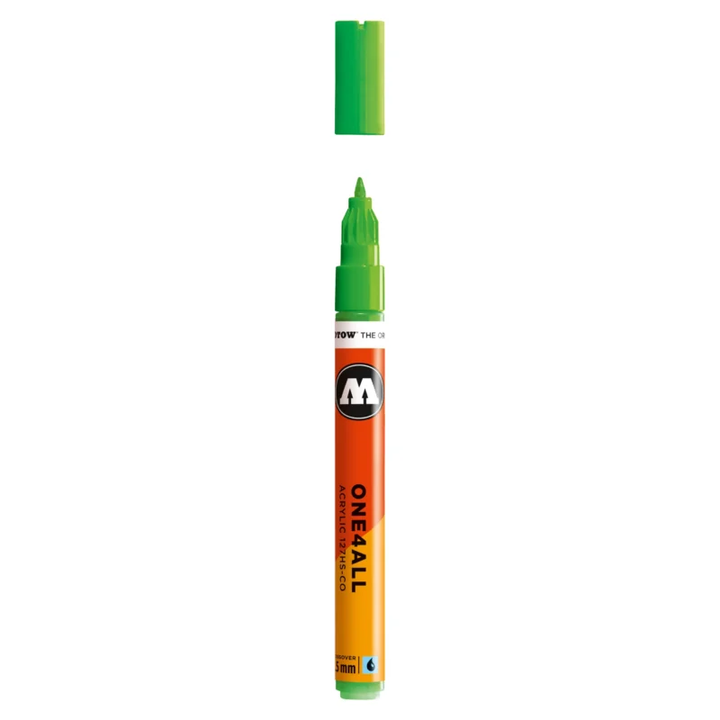Molotow ONE4ALL 127HS-CO Verfstift Neon Groen Fluo - Acrylmarker 1,5 mm