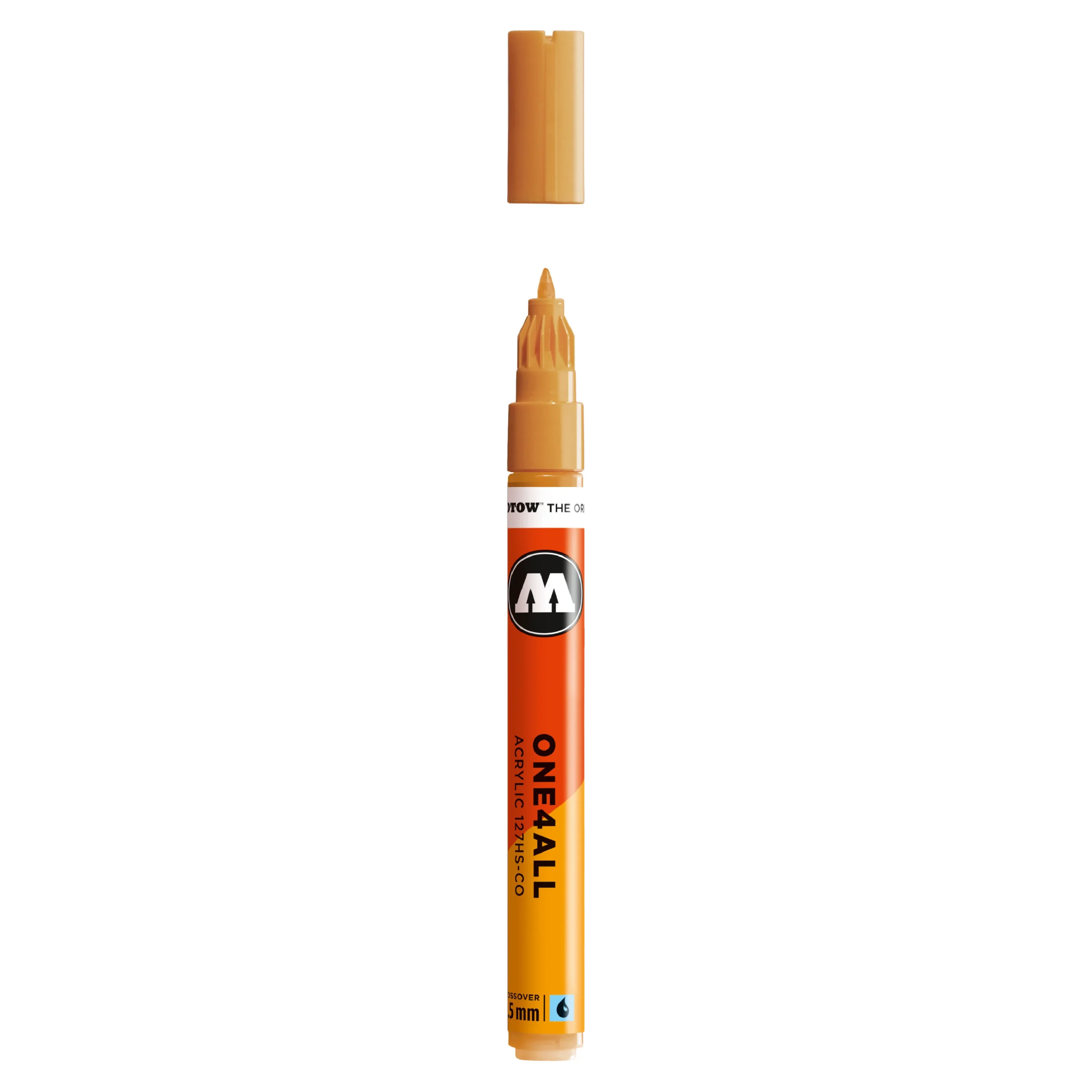 Molotow ONE4ALL 127HS-CO Verfstift Oker Bruin Licht - Acrylmarker 1,5 mm