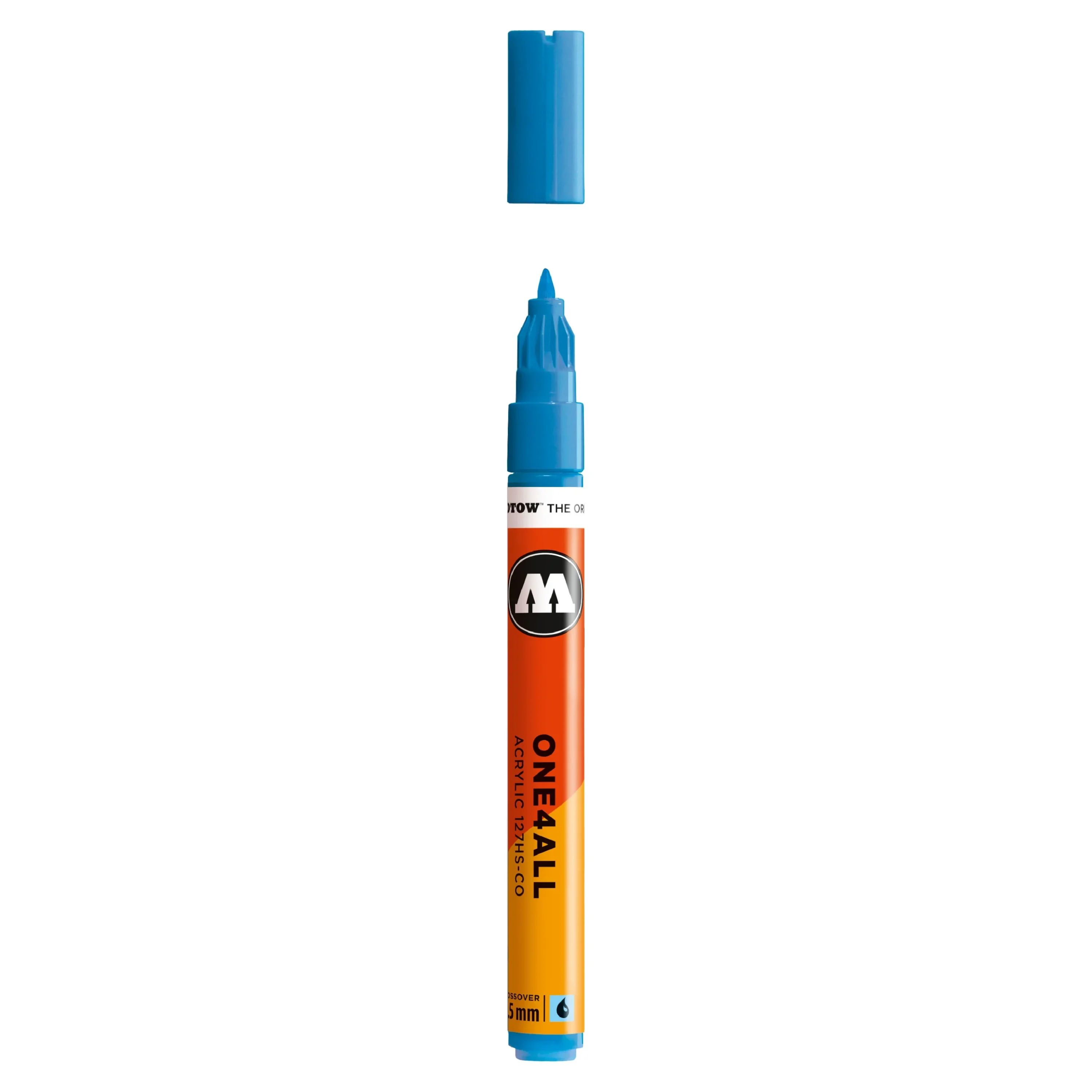 Molotow ONE4ALL 127HS-CO Verfstift Schock Blauw Midden - Acrylmarker 1,5 mm