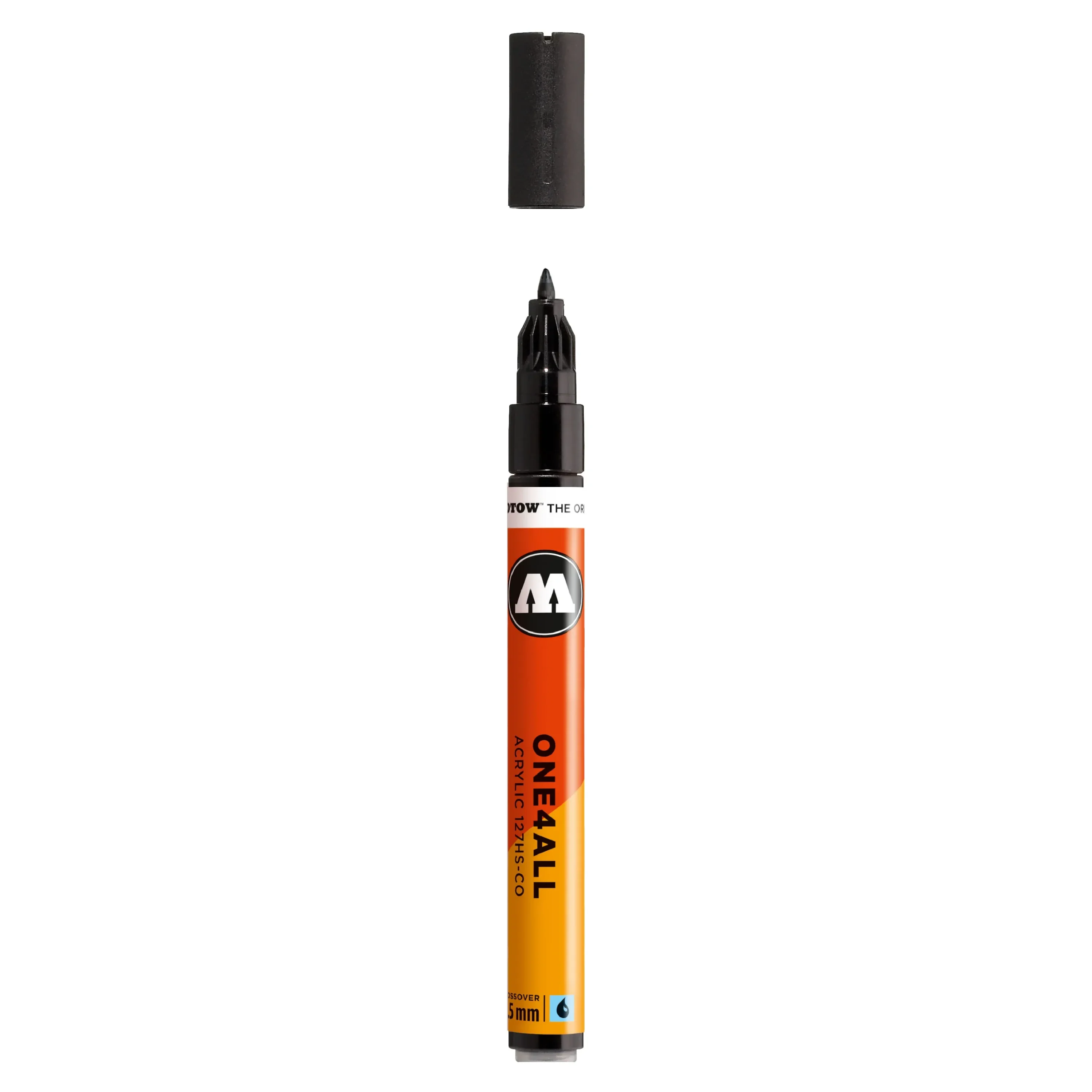 Molotow ONE4ALL 127HS-CO Verfstift Signaal Zwart - Acrylmarker 1,5 mm