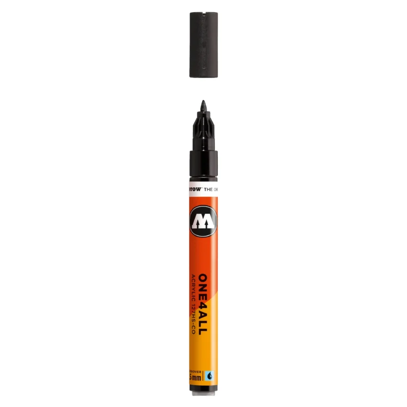 Molotow ONE4ALL 127HS-CO Verfstift Signaal Zwart - Acrylmarker 1,5 mm