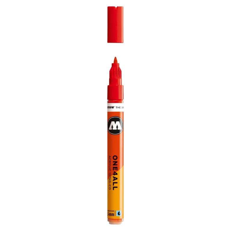 Molotow ONE4ALL 127HS-CO Verfstift Verkeer Rood - Acrylmarker 1,5 mm