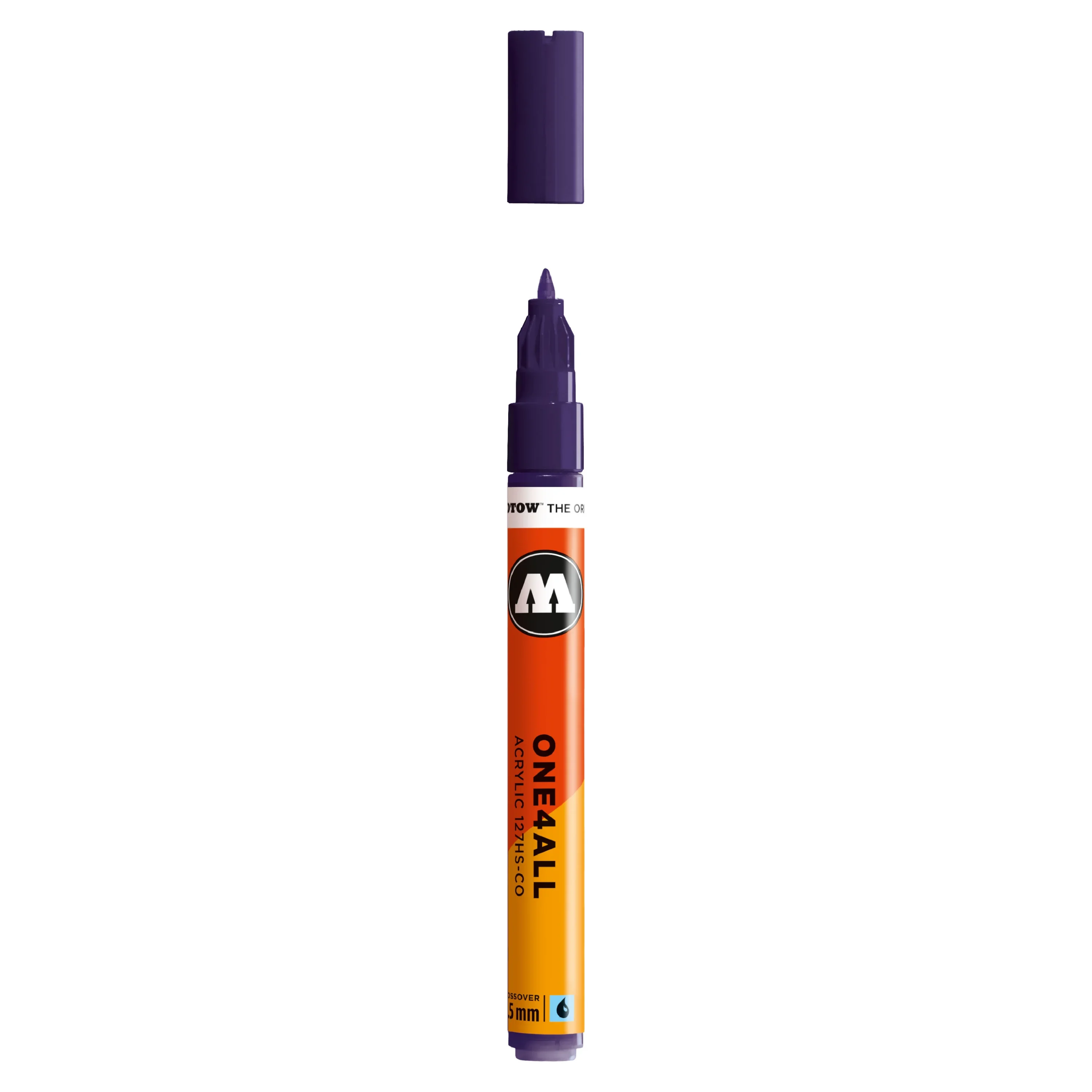 Molotow ONE4ALL 127HS-CO Verfstift Violet Donker - Acrylmarker 1,5 mm