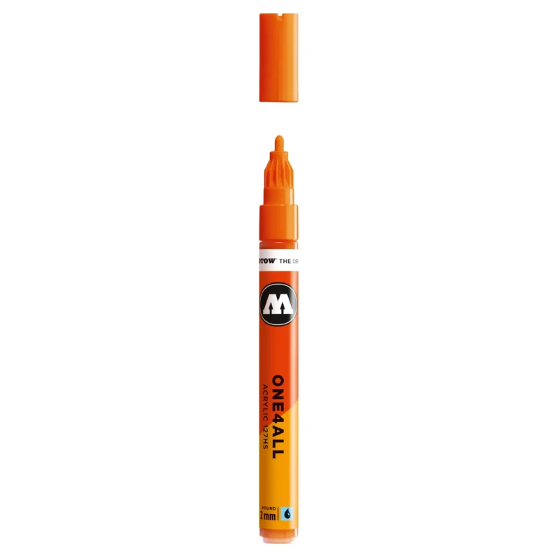 Molotow ONE4ALL 127HS Verfstift Dare Oranje - Acrylmarker 2 mm