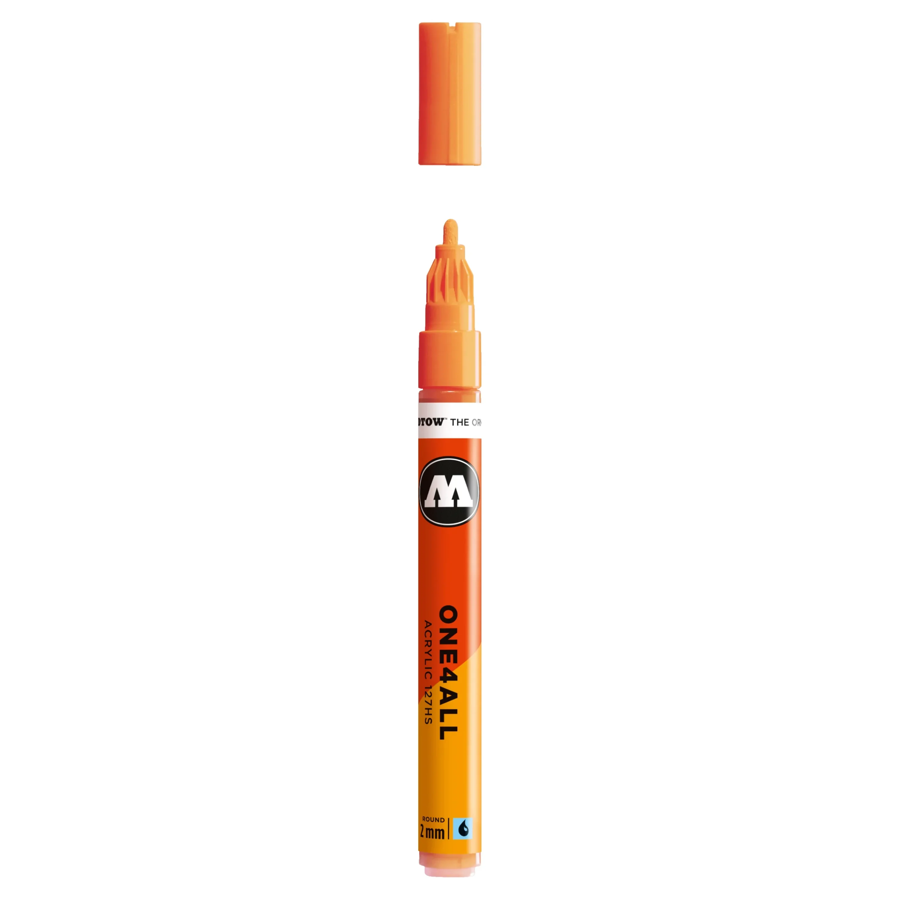 Molotow ONE4ALL 127HS Verfstift Goudvis - Acrylmarker 2 mm