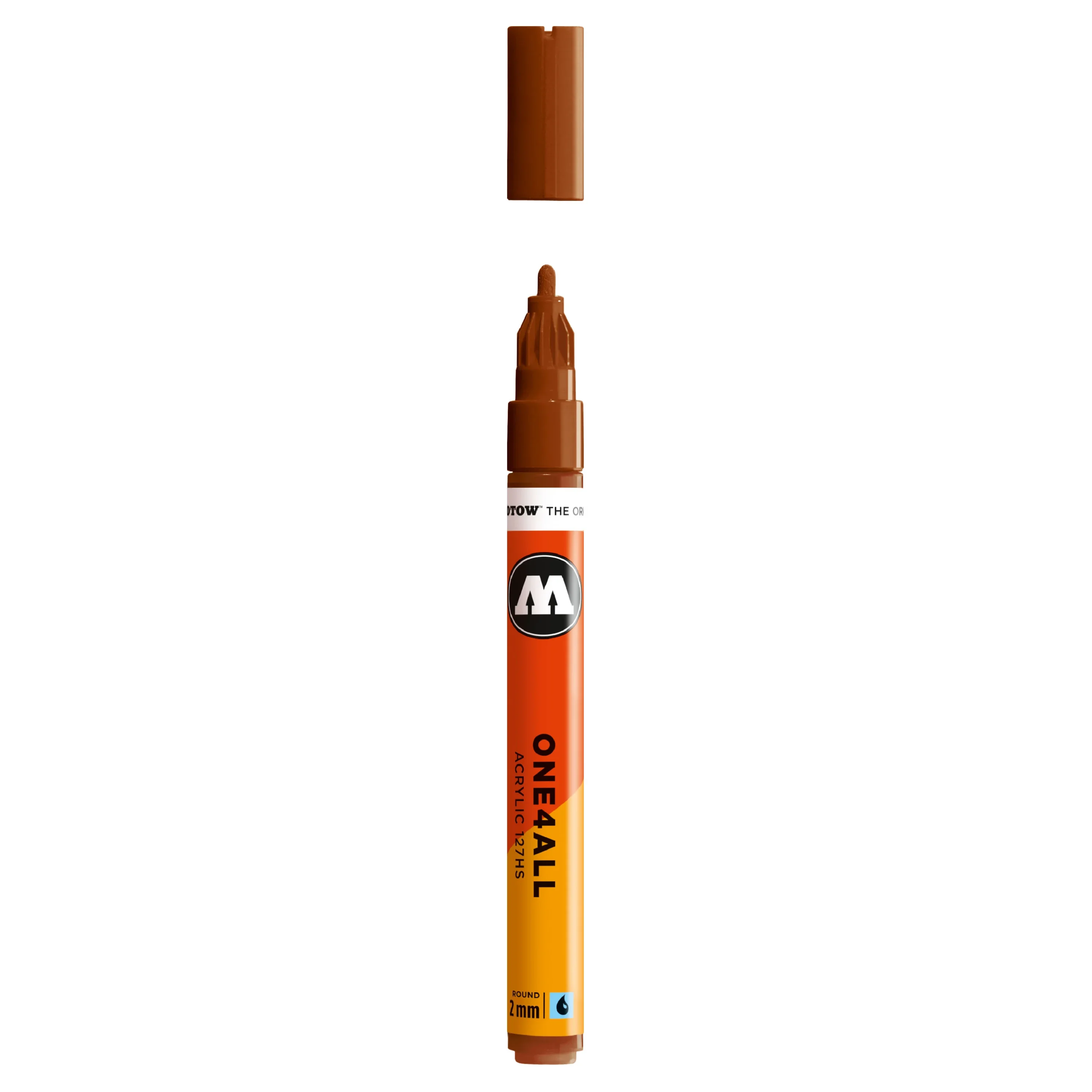 Molotow ONE4ALL 127HS Verfstift Hazelnoot Bruin - Acrylmarker 2 mm