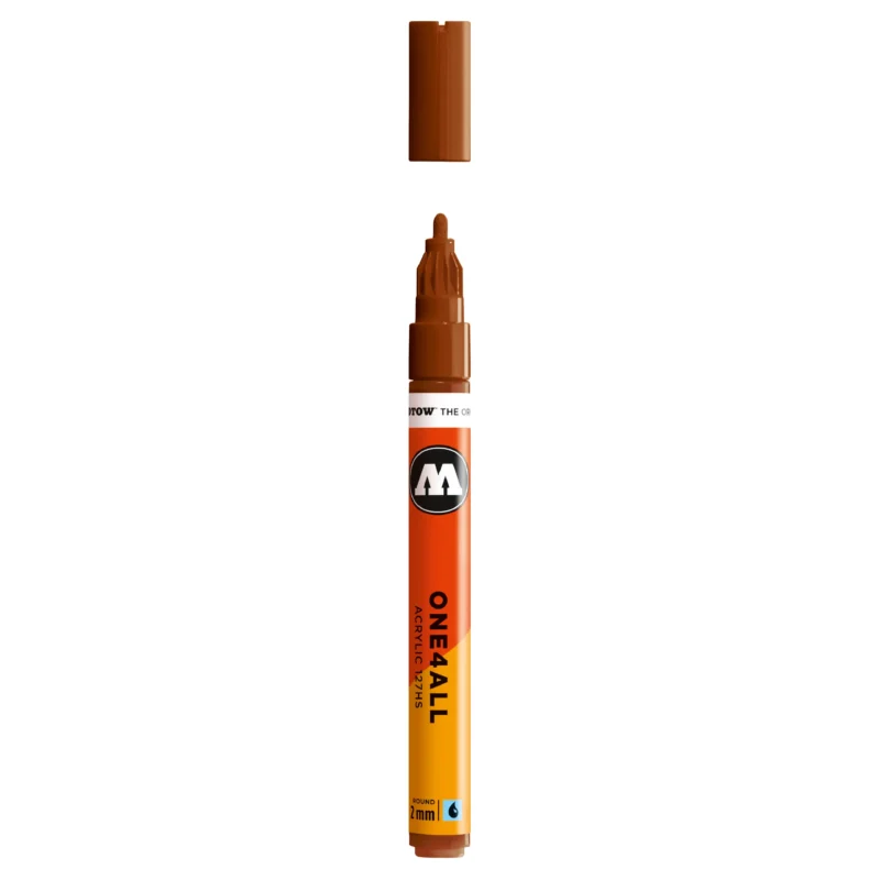 Molotow ONE4ALL 127HS Verfstift Hazelnoot Bruin - Acrylmarker 2 mm