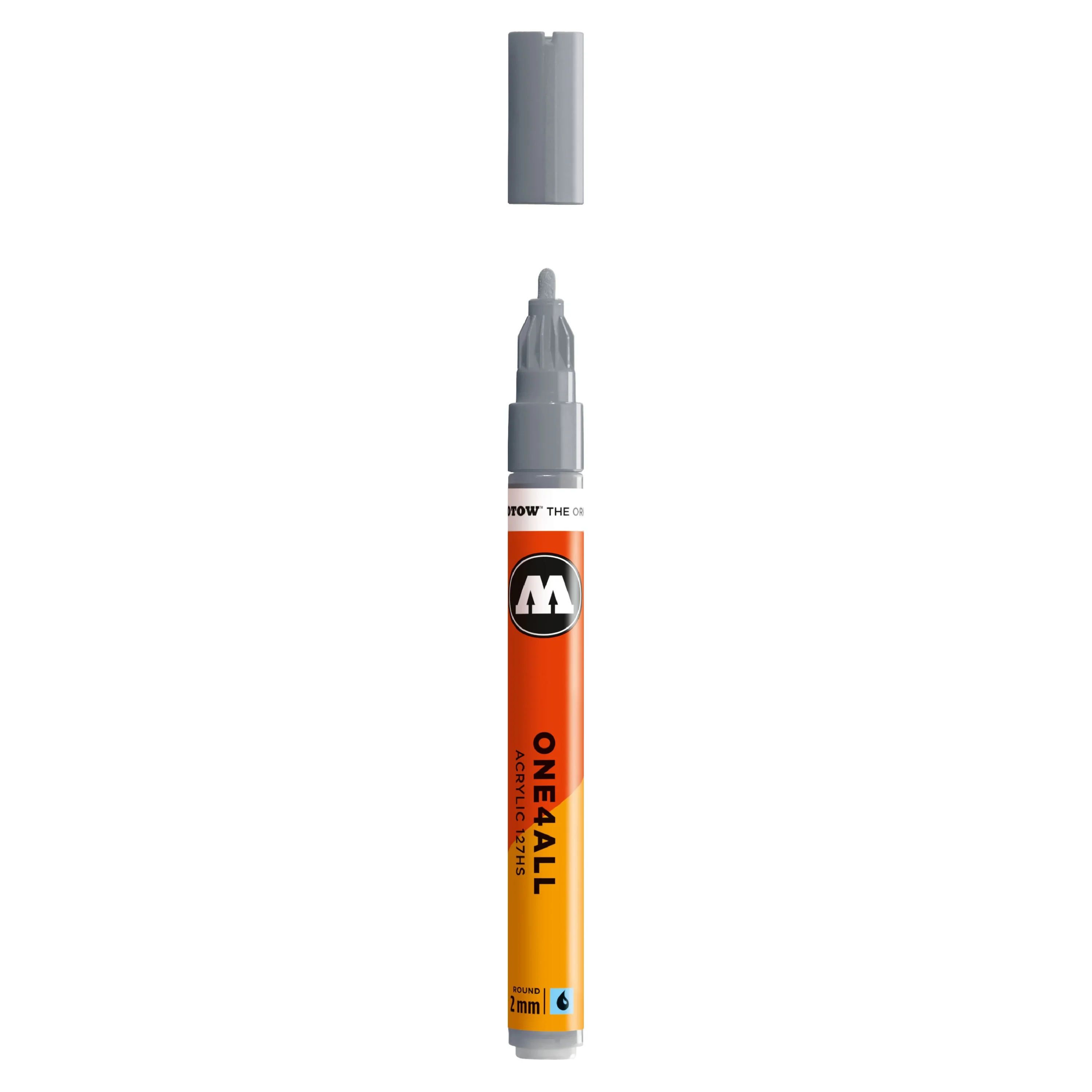 Molotow ONE4ALL 127HS Verfstift Koel Grijs Pastel - Acrylmarker 2 mm