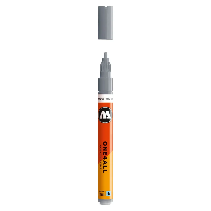 Molotow ONE4ALL 127HS Verfstift Koel Grijs Pastel - Acrylmarker 2 mm