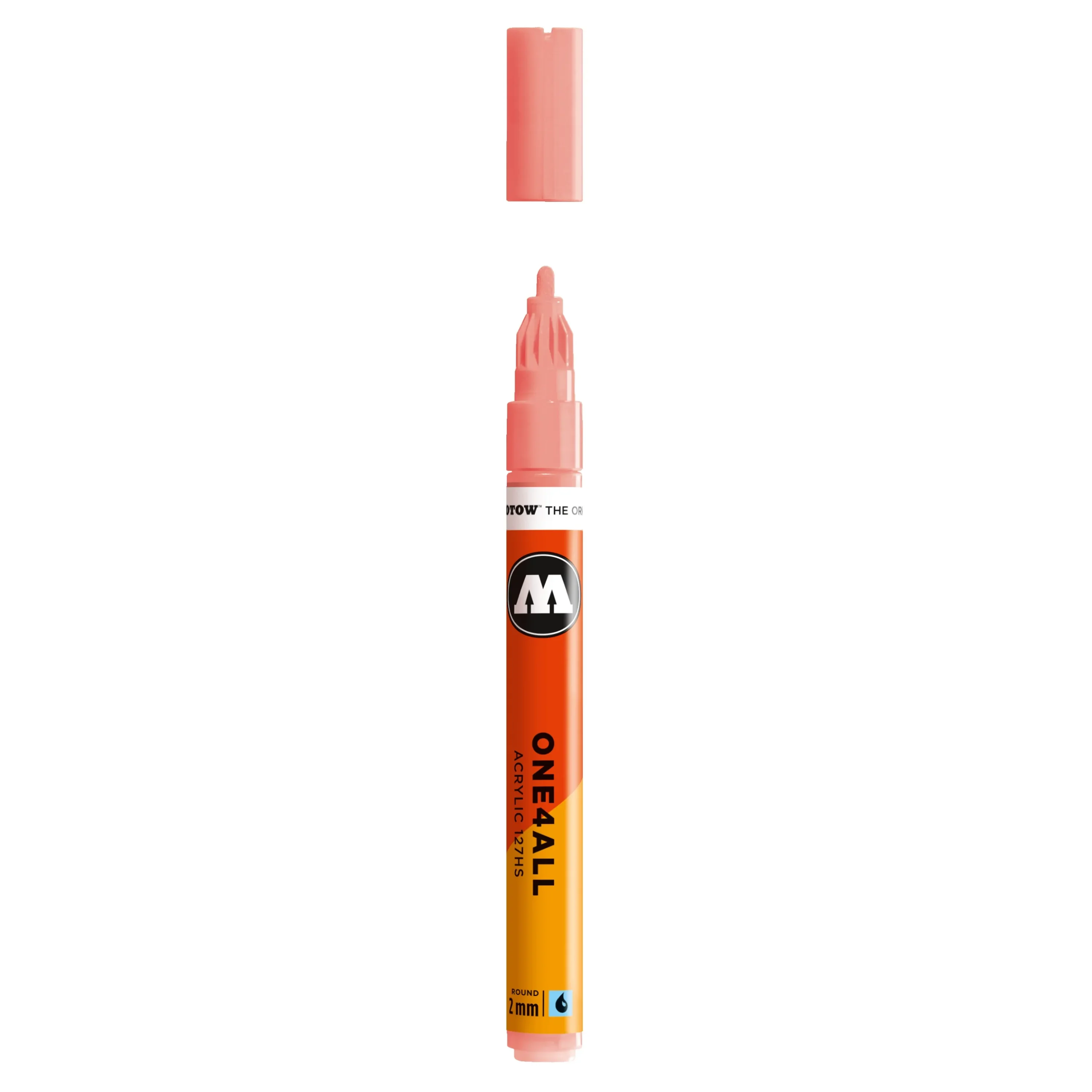 Molotow ONE4ALL 127HS Verfstift Koraal - Acrylmarker 2 mm