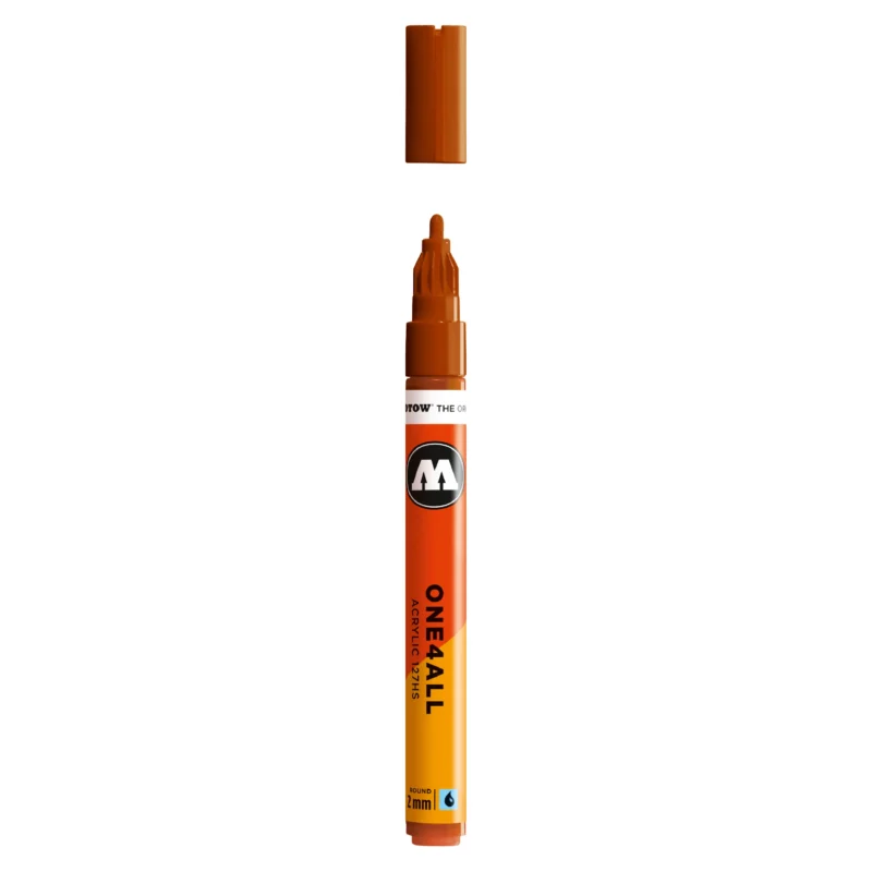Molotow ONE4ALL 127HS Verfstift Kreeft Rood - Acrylmarker 2 mm
