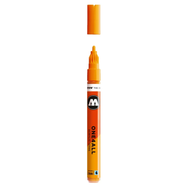 Molotow ONE4ALL 127HS Verfstift Licht Oranje - Acrylmarker 2 mm