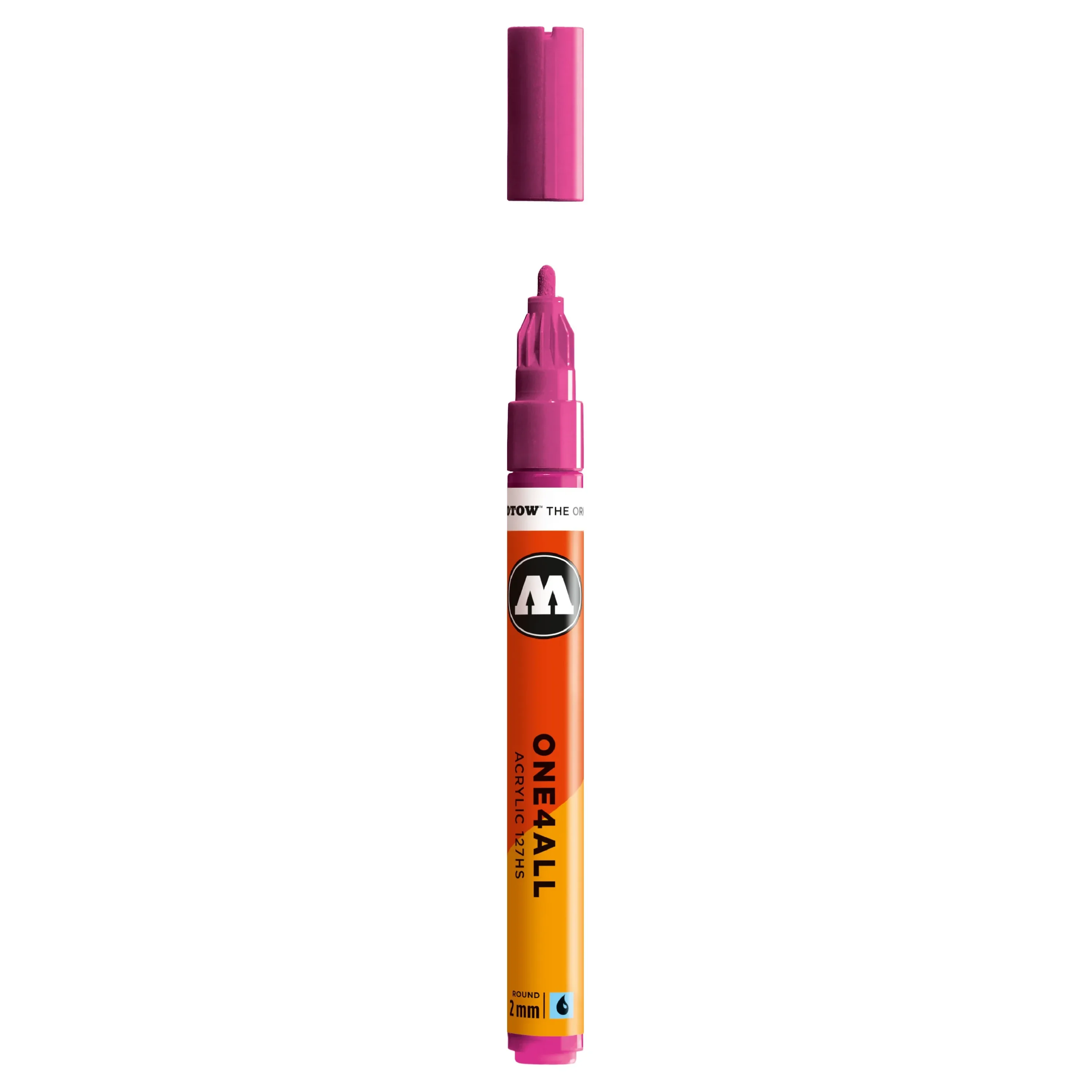 Molotow ONE4ALL 127HS Verfstift Magenta - Acrylmarker 2 mm