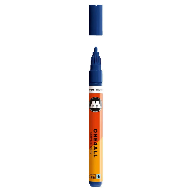 Molotow ONE4ALL 127HS Verfstift Nacht Blauw - Acrylmarker 2 mm