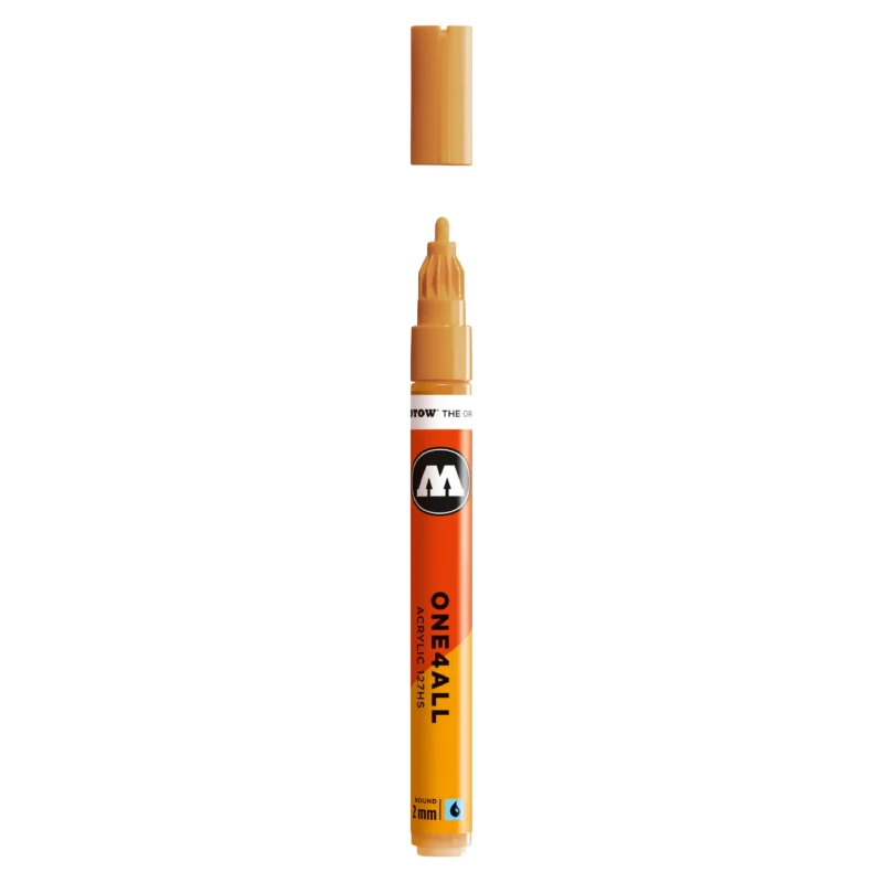 Molotow ONE4ALL 127HS Verfstift Oker Bruin Licht - Acrylmarker 2 mm