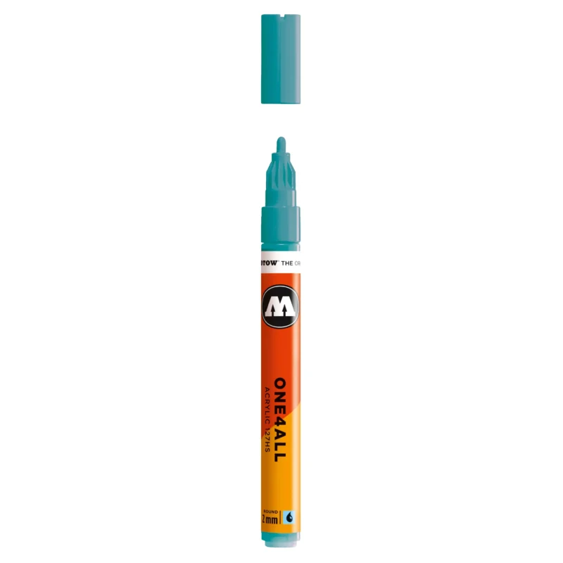 Molotow ONE4ALL 127HS Verfstift Olympia Blauw - Acrylmarker 2 mm