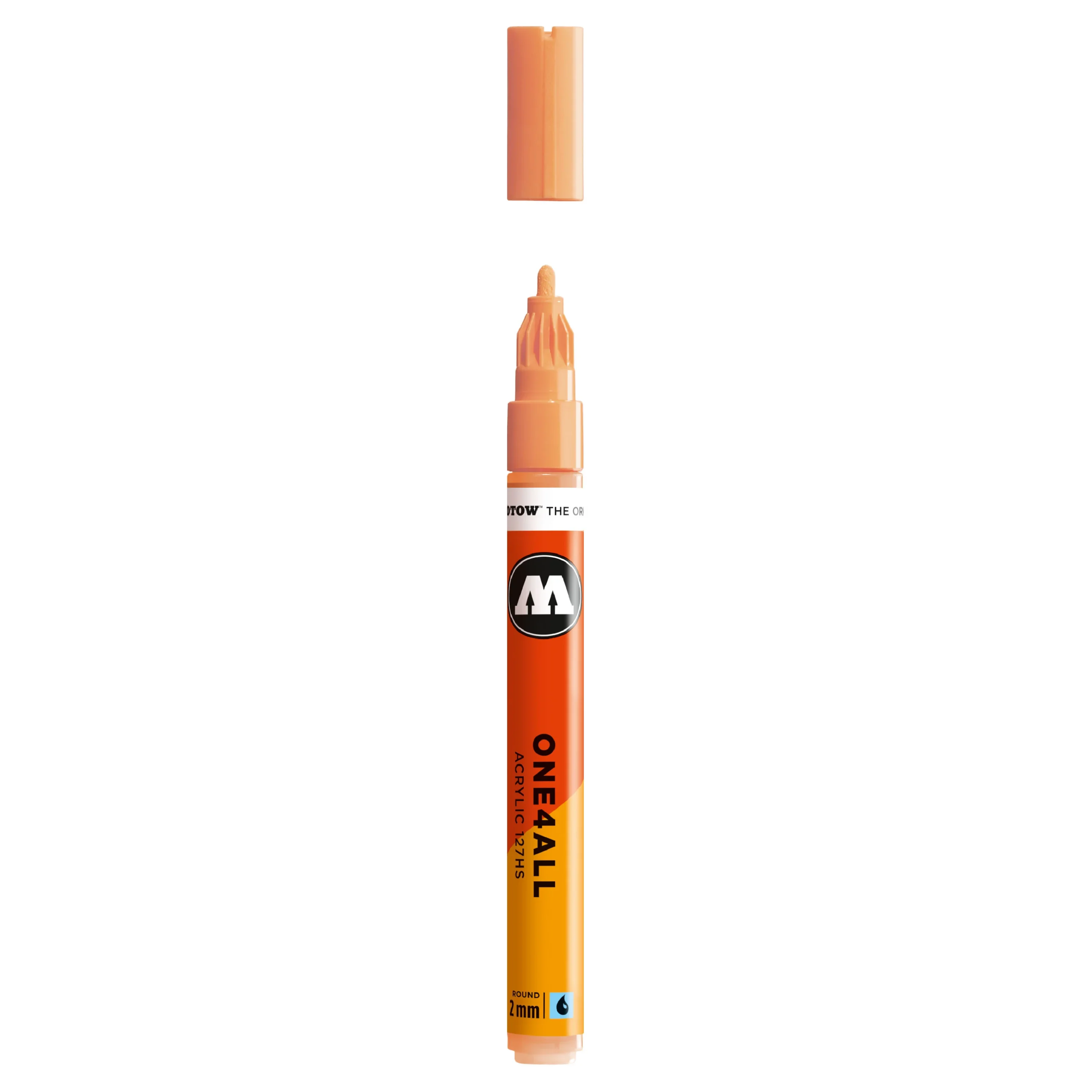 Molotow ONE4ALL 127HS Verfstift Perzik Pastel - Acrylmarker 2 mm