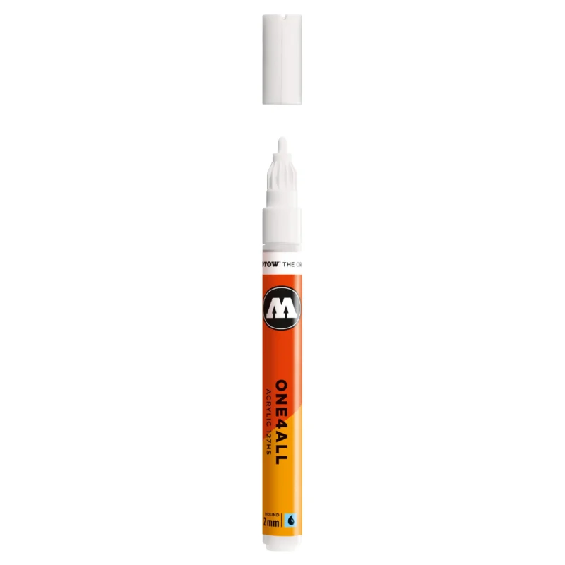 Molotow ONE4ALL 127HS Verfstift Signaal Wit - Acrylmarker 2 mm