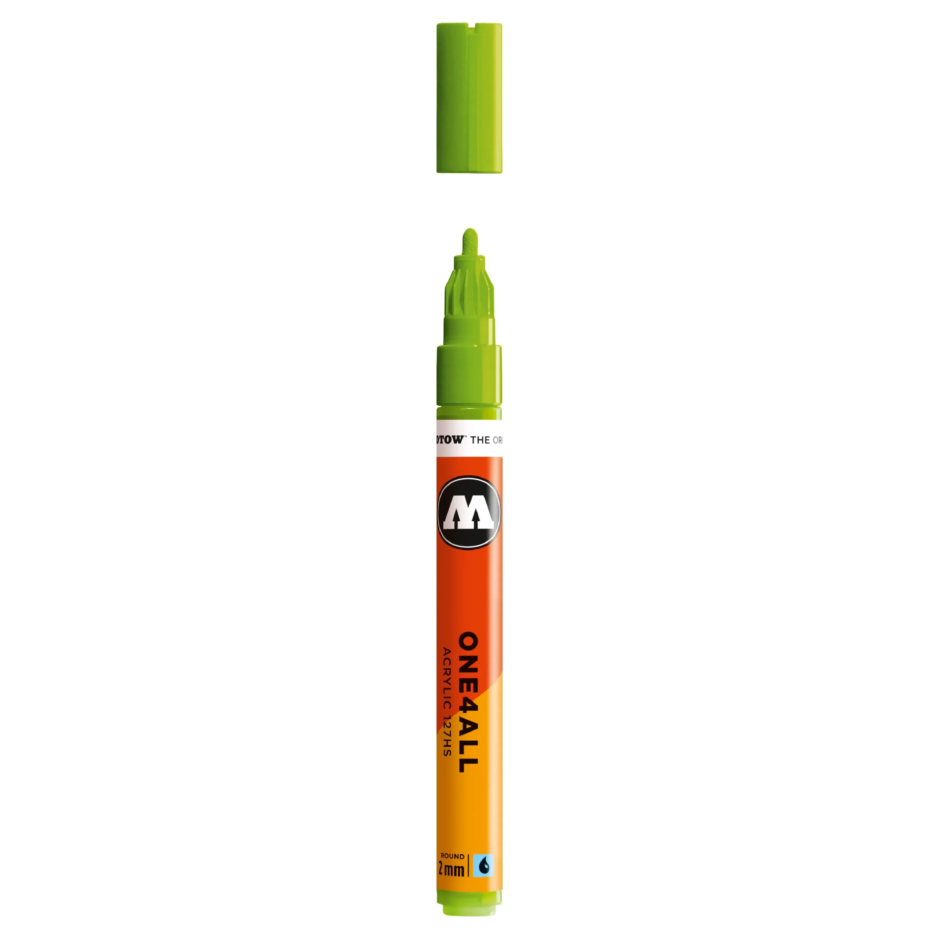 Molotow ONE4ALL 127HS Verfstift Sprinkhaan Groen - Acrylmarker 2 mm