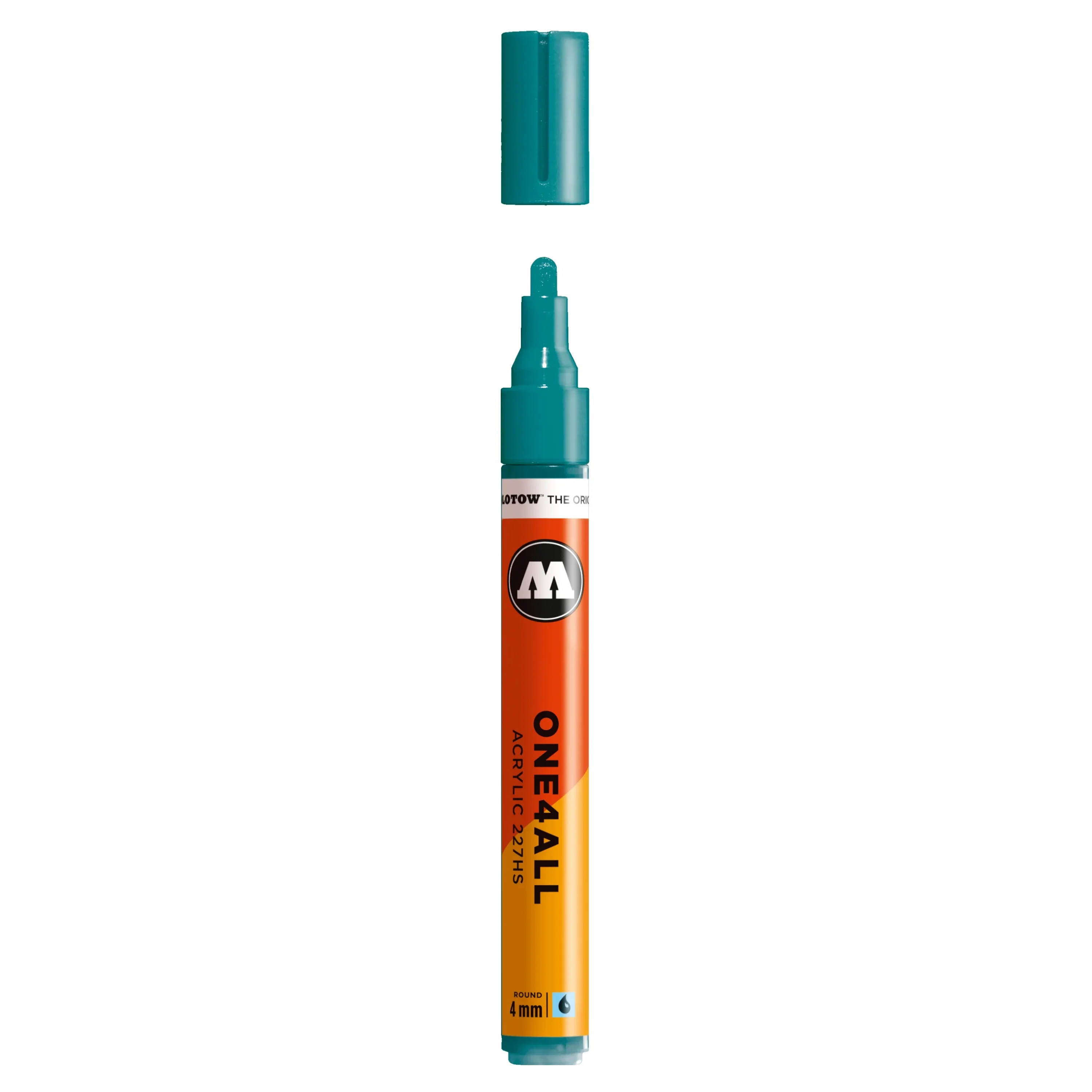 Molotow ONE4ALL 227HS Verfstift Aqua Blauw - Acrylmarker 4 mm