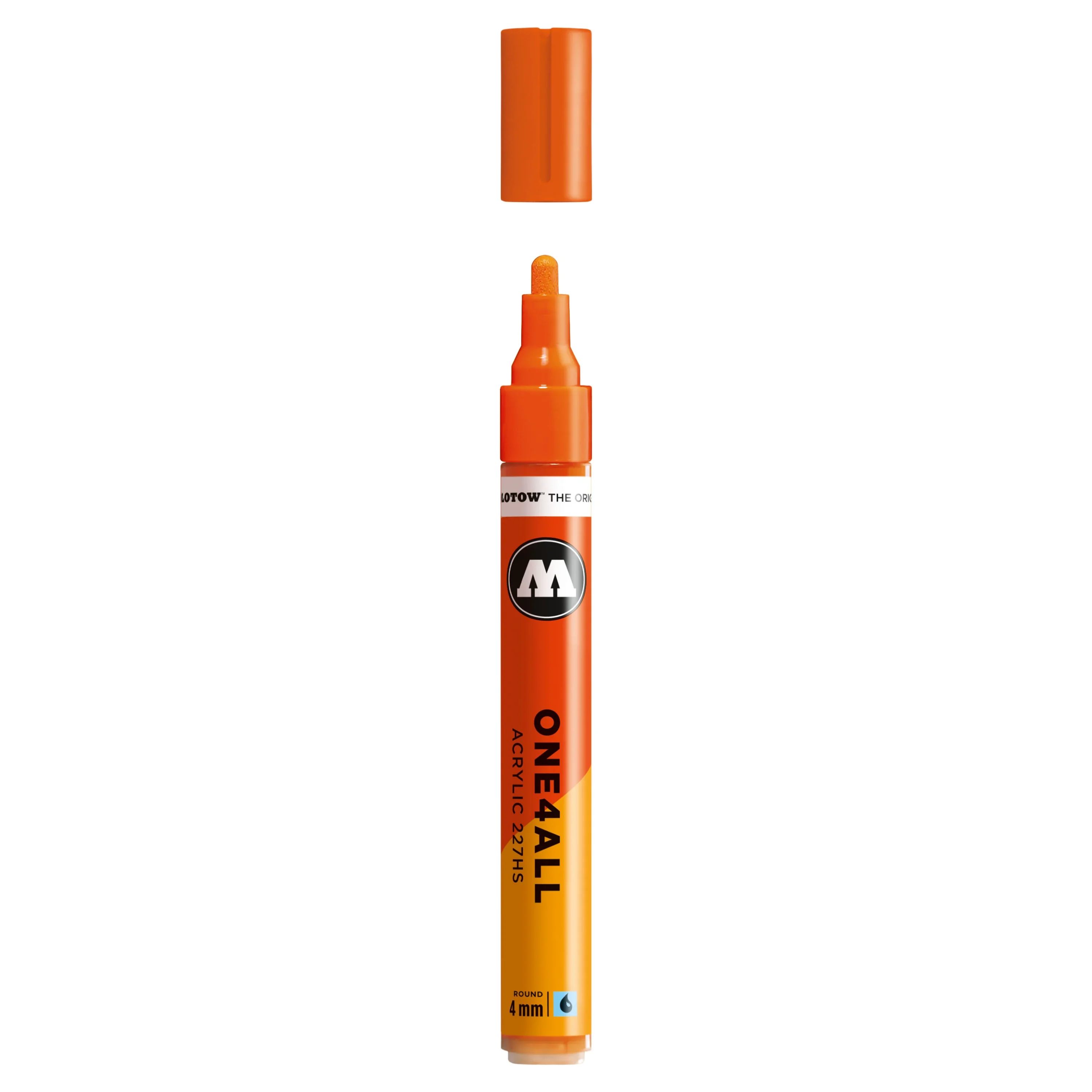 Molotow ONE4ALL 227HS Verfstift Dare Oranje - Acrylmarker 4 mm