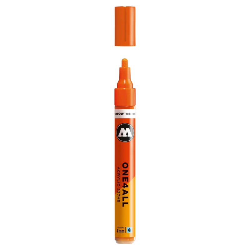 Molotow ONE4ALL 227HS Verfstift Dare Oranje - Acrylmarker 4 mm