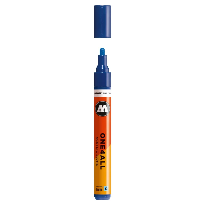 Molotow ONE4ALL 227HS Verfstift Echt Blauw - Acrylmarker 4 mm