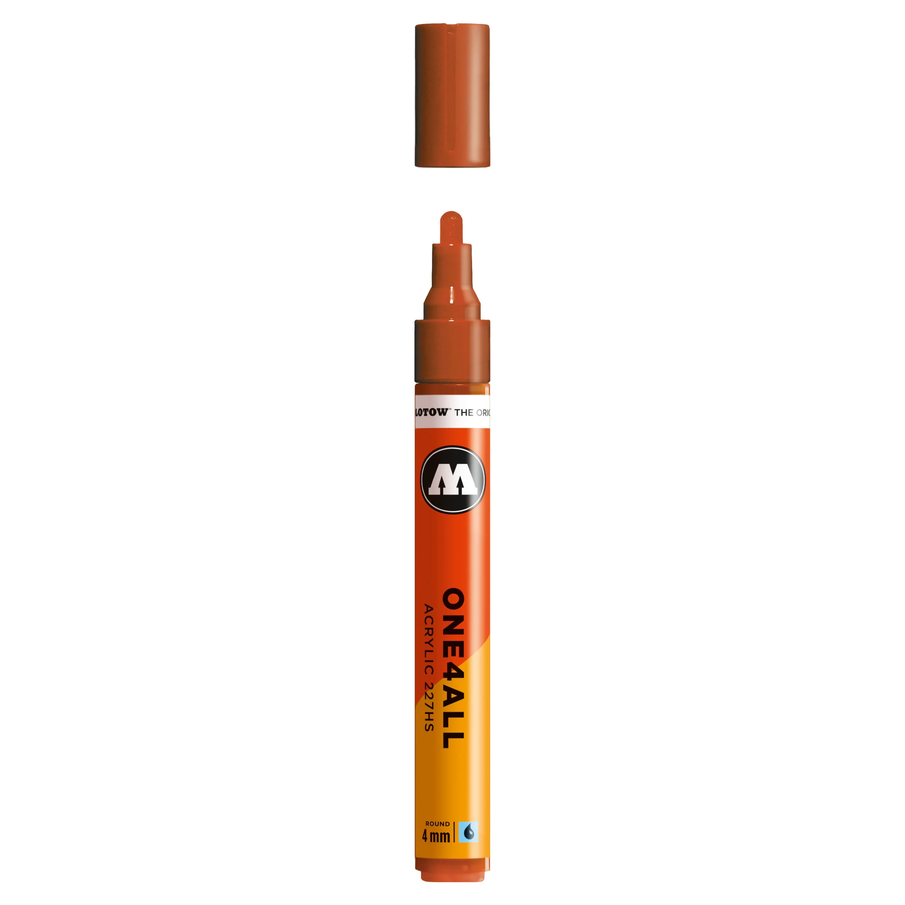 Molotow ONE4ALL 227HS Verfstift Kreeft Rood - Acrylmarker 4 mm
