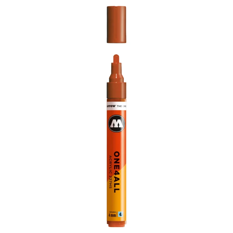 Molotow ONE4ALL 227HS Verfstift Kreeft Rood - Acrylmarker 4 mm