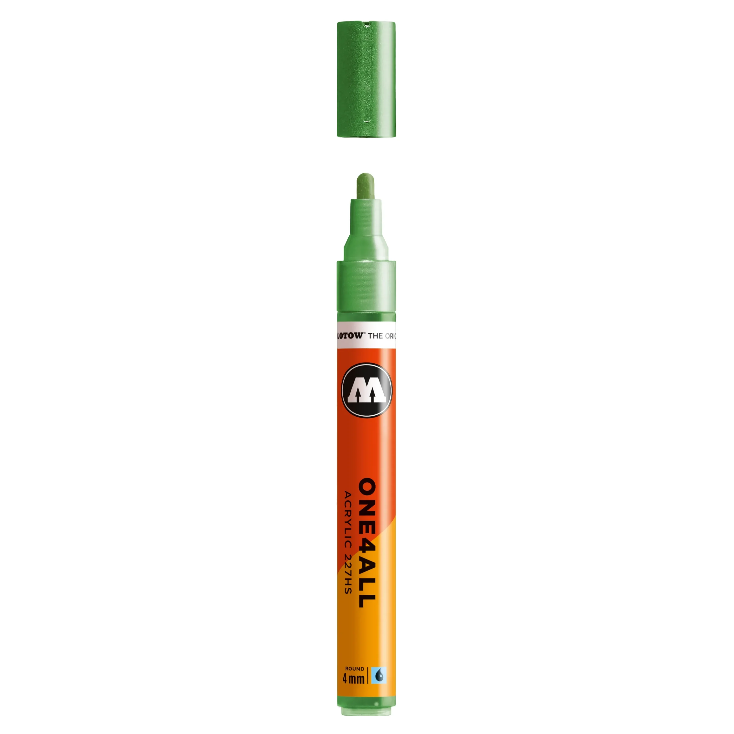 Molotow ONE4ALL 227HS Verfstift Metallic Licht Groen - Acrylmarker 4 mm