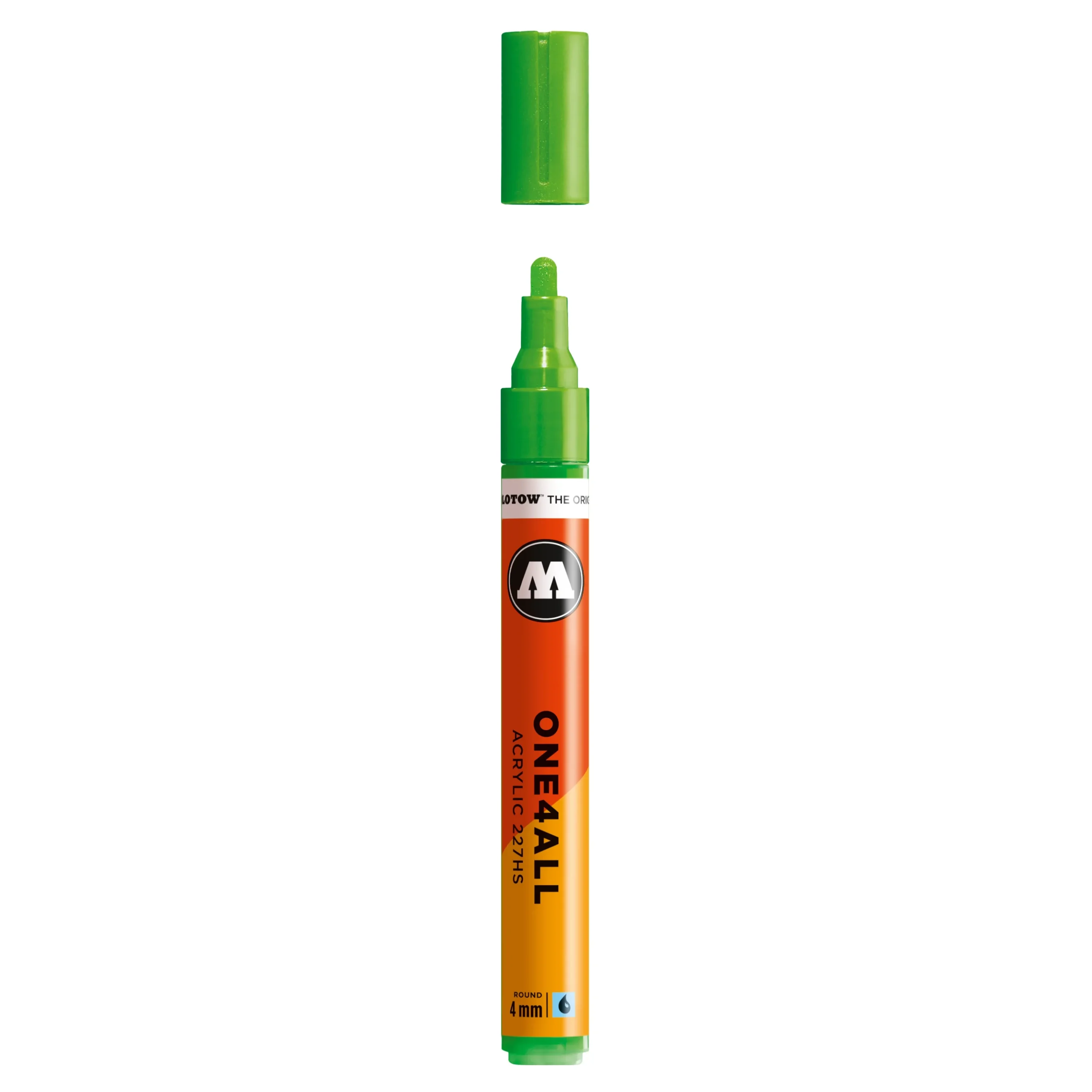 Molotow ONE4ALL 227HS Verfstift Neon Groen Fluo - Acrylmarker 4 mm
