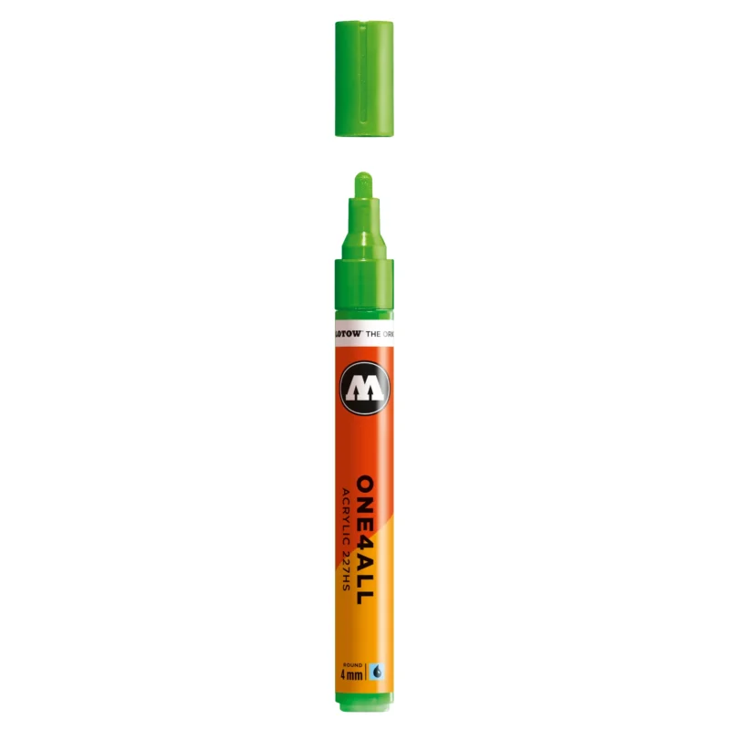 Molotow ONE4ALL 227HS Verfstift Neon Groen Fluo - Acrylmarker 4 mm