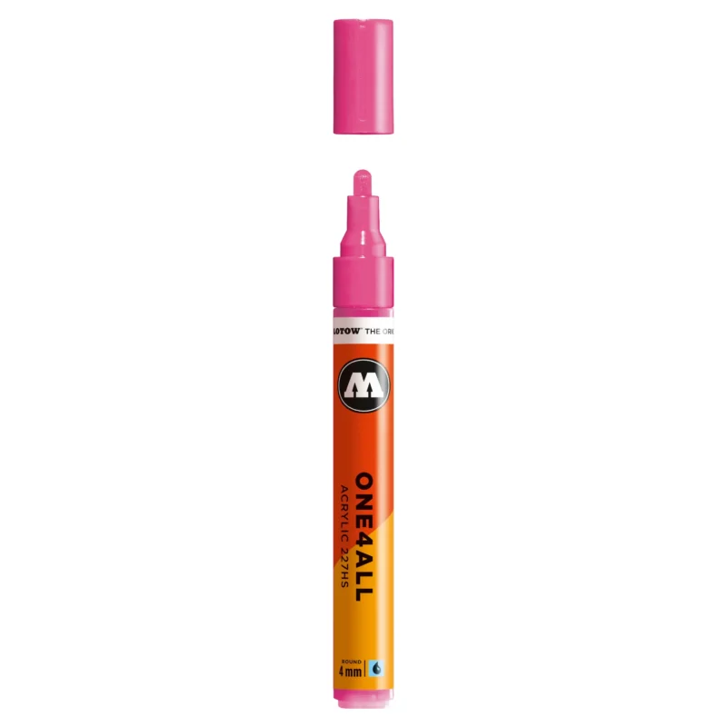 Molotow ONE4ALL 227HS Verfstift Neon Roze - Acrylmarker 4 mm