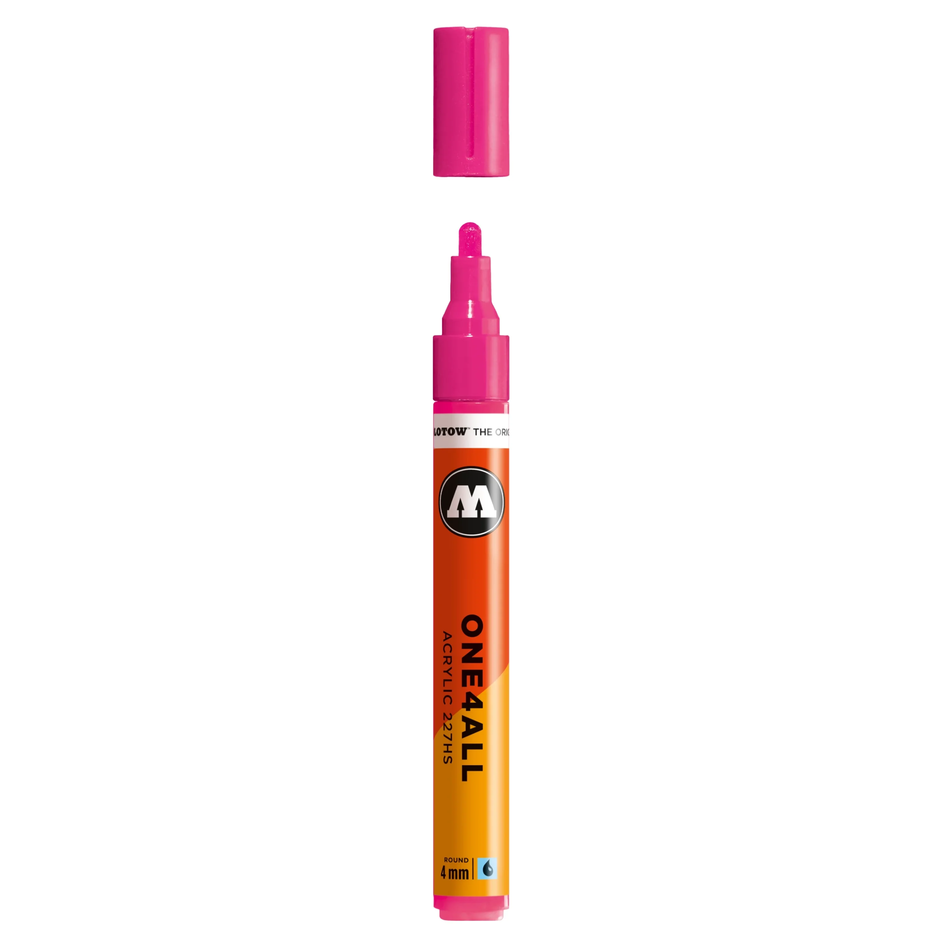 Molotow ONE4ALL 227HS Verfstift Neon Roze Fluo - Acrylmarker 4 mm